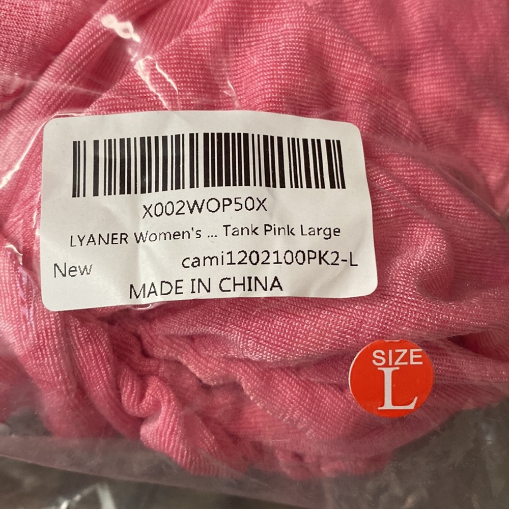 LYANER: One-shoulder stretch crop top. Size: Large - Picture 6 of 6